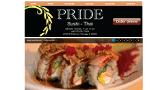 Desktop Screenshot of pridesushiandthai.com